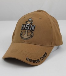 Бейсболка Navy Senior Chief Eagle Crest Coyote Brown