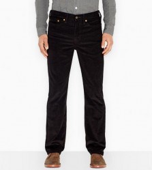 514 Straight Fit Corduroy Black Jeans (вельветовые)