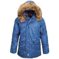 Куртка Аляска Alpha Industries N-3B Slim Fit Parka - Pacific Blue