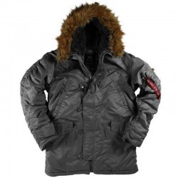 Куртка Аляска N-3B Parka Alpha Industries - вороненый метал (Gun Metal)