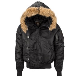 Куртка парка короткая N-2B Parka Alpha Industries (чёрная)