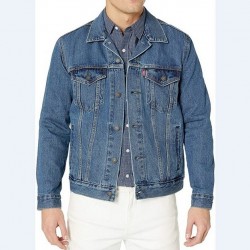 Куртка джинсовая Levis The Trucker Jacket - Medium Stonewash